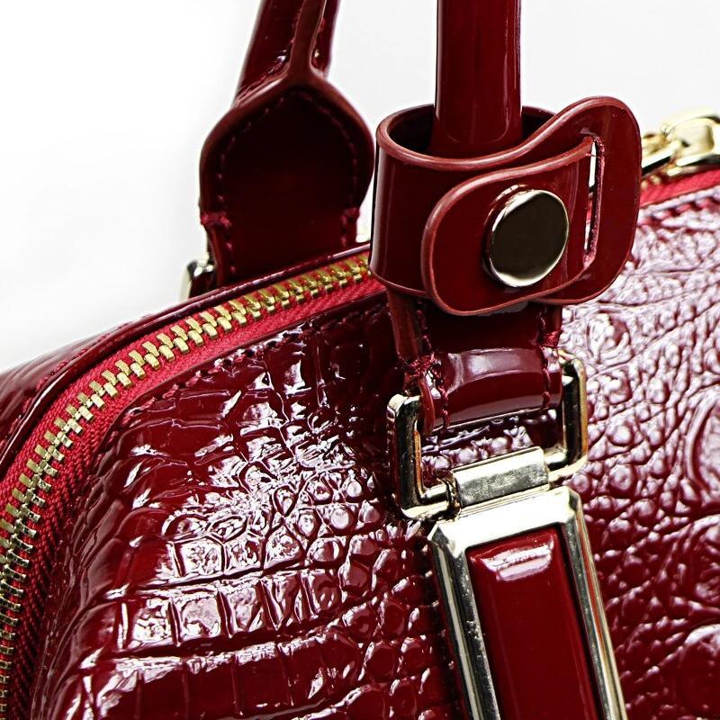 Patent Leather Women Shoulder Bags